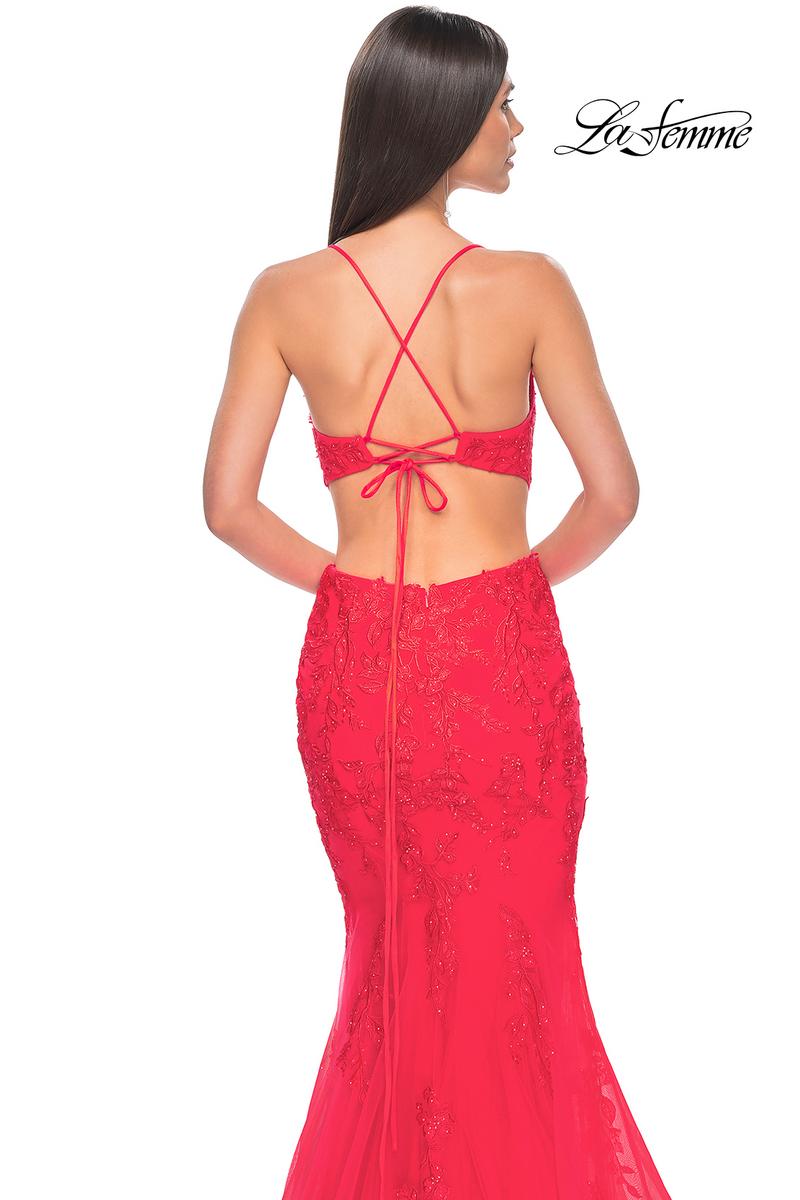 La Femme Dress 31133 - HOT CORAL
