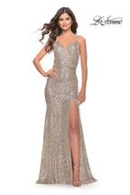 La Femme Dress 31140 - Silver