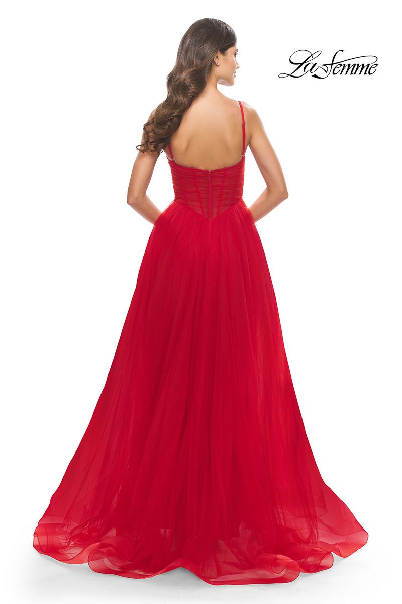 La Femme Dress 31147 - Red