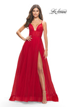 La Femme Dress 31147 - Red