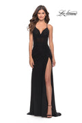 La Femme Dress 31151 - BLACK