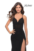 La Femme Dress 31151 - BLACK