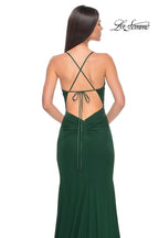 La Femme Dress 31151 - DARK EMERALD