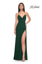 La Femme Dress 31151 - DARK EMERALD