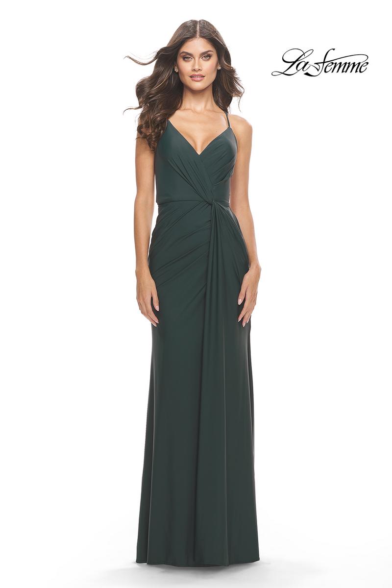 La Femme Dress 31169 - Dark Emerald