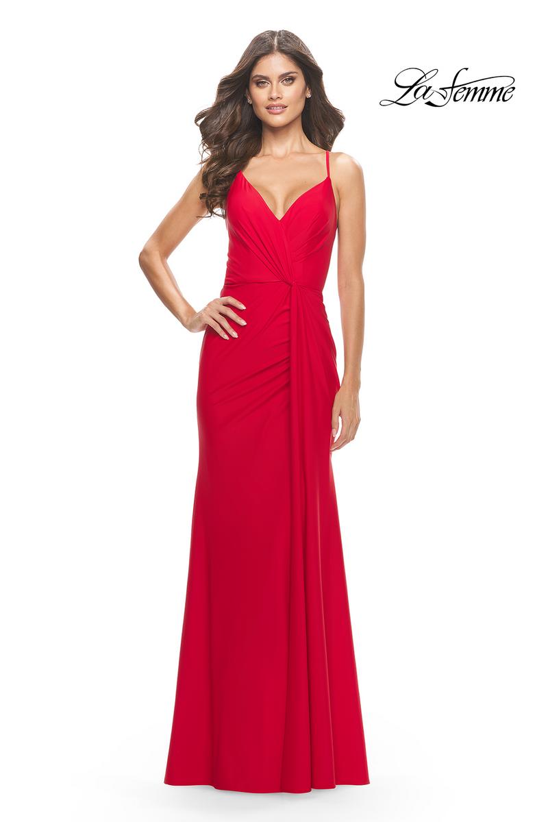 La Femme Dress 31169 - Red