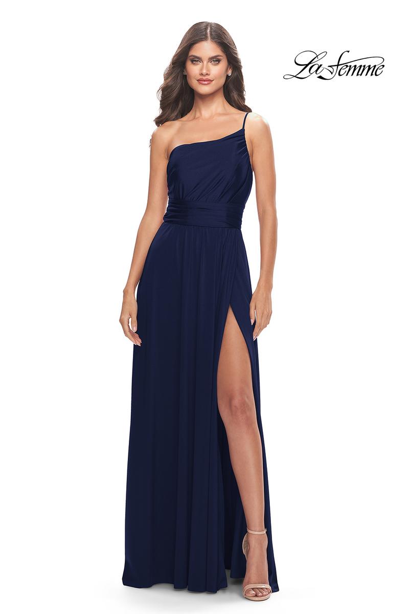 La Femme Dress 31170 - Navy