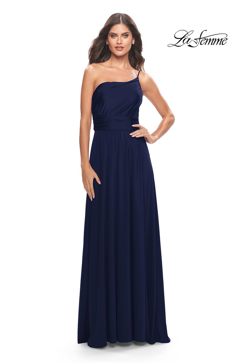 La Femme Dress 31170 - Navy