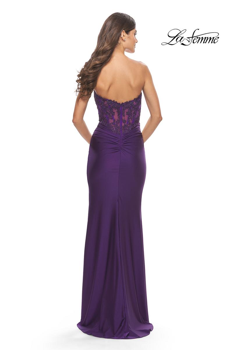 La Femme Dress 31182 - Royal Purple
