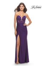 La Femme Dress 31182 - Royal Purple