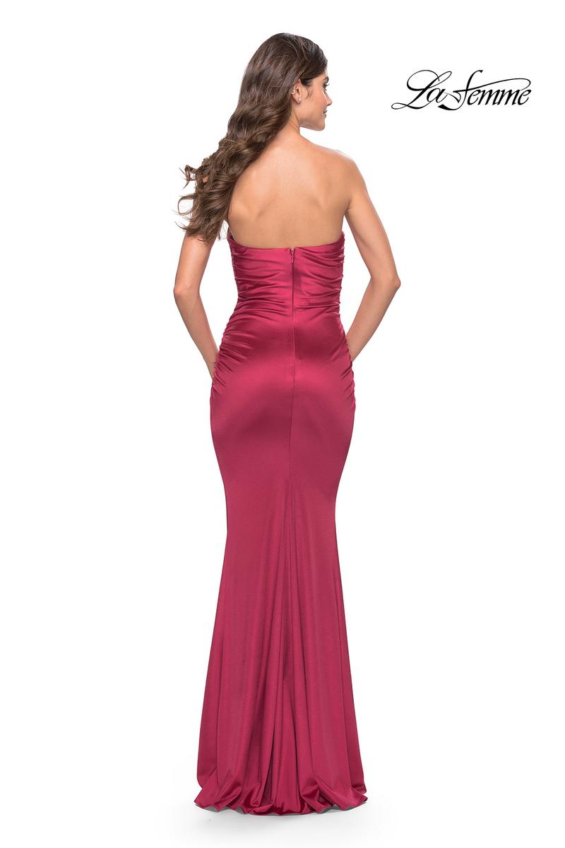 La Femme Dress 31189 - Deep Red