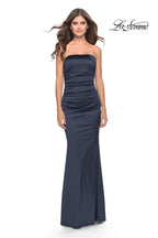 La Femme Dress 31189 - Navy