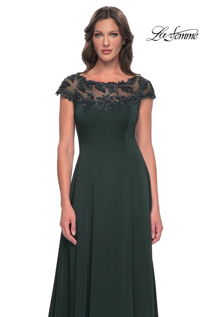 La Femme Evening Dress 31195 - Emerald