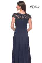 La Femme Evening Dress 31195 - Navy