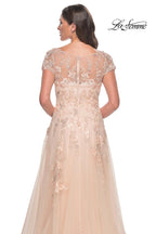 La Femme Evening Dress 31198 - Champagne