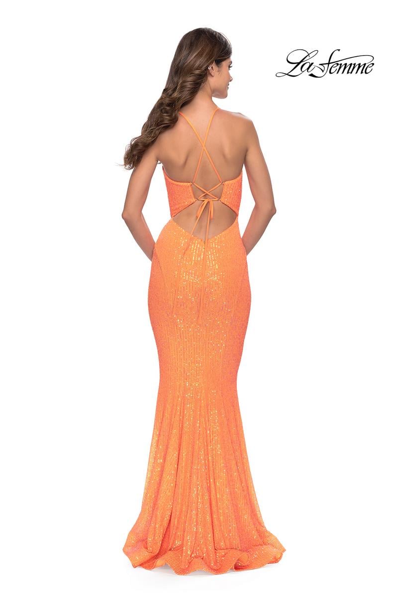 La Femme Dress 31199 - Orange