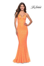 La Femme Dress 31199 - Orange