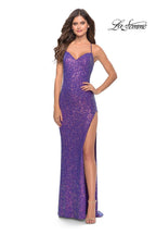La Femme Dress 31209 - Purple