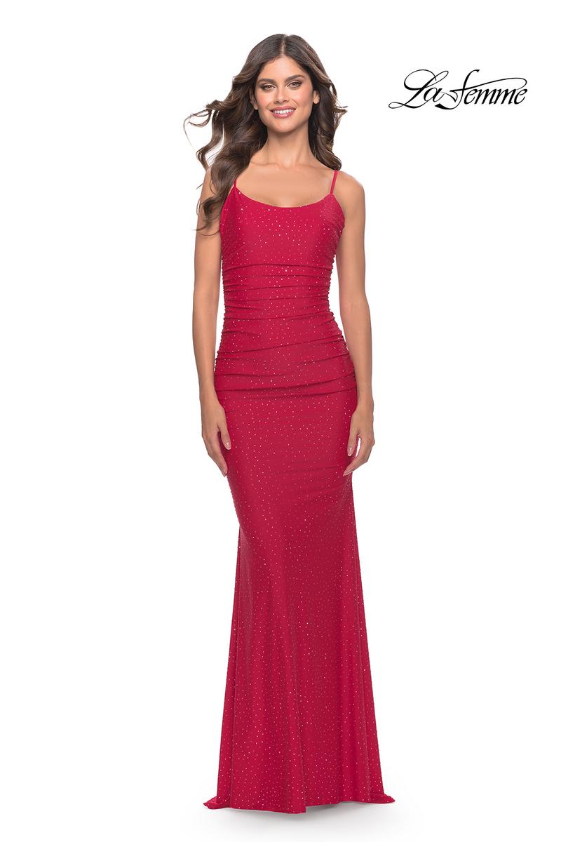 La Femme Dress 31218 - Red
