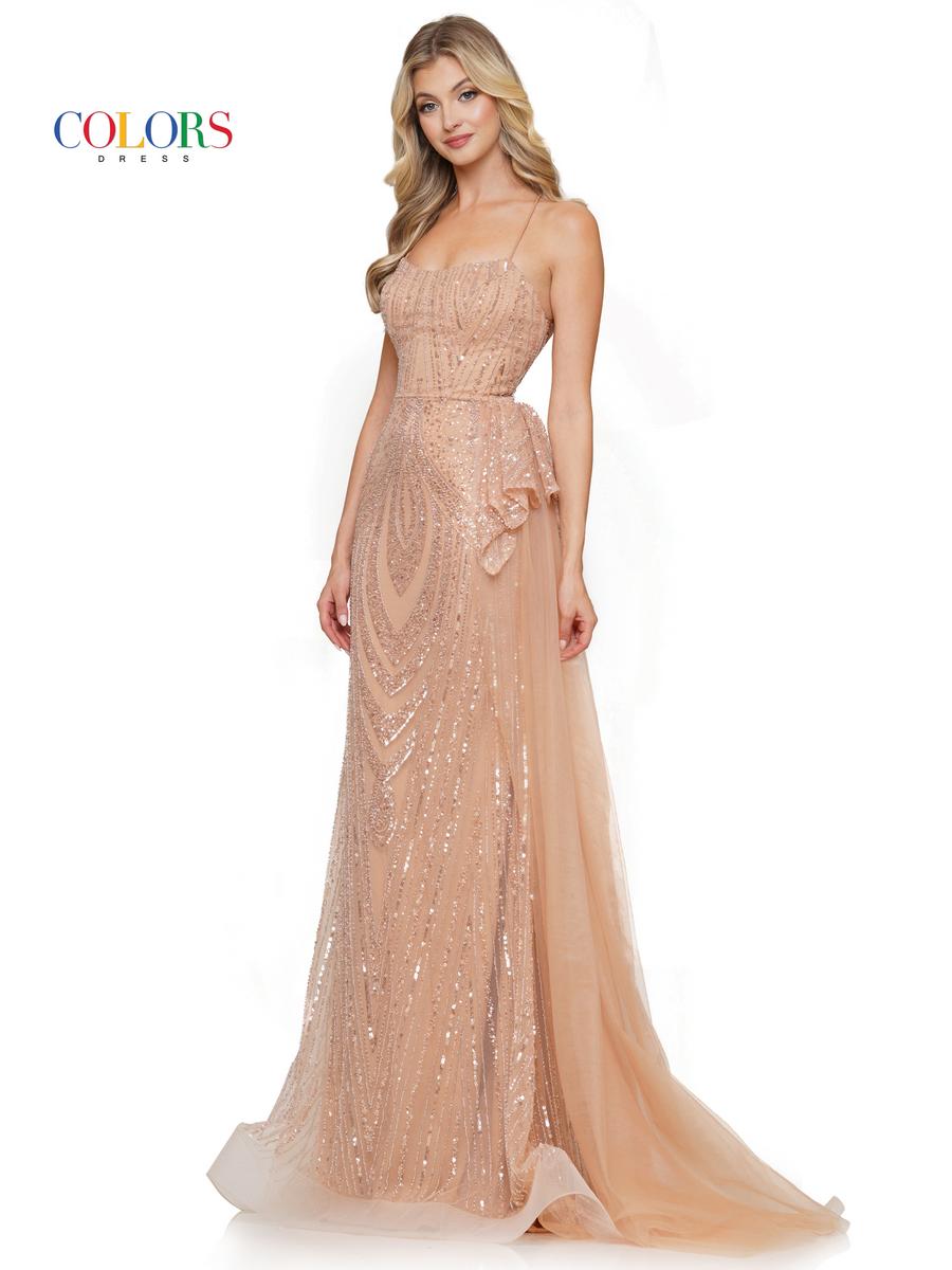 Colors Dress Dress 3121 - Nude