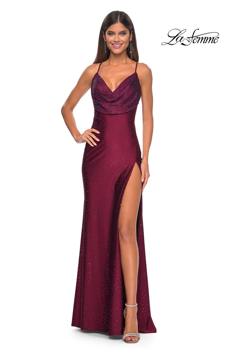 La Femme Dress 31221 - DARK BERRY