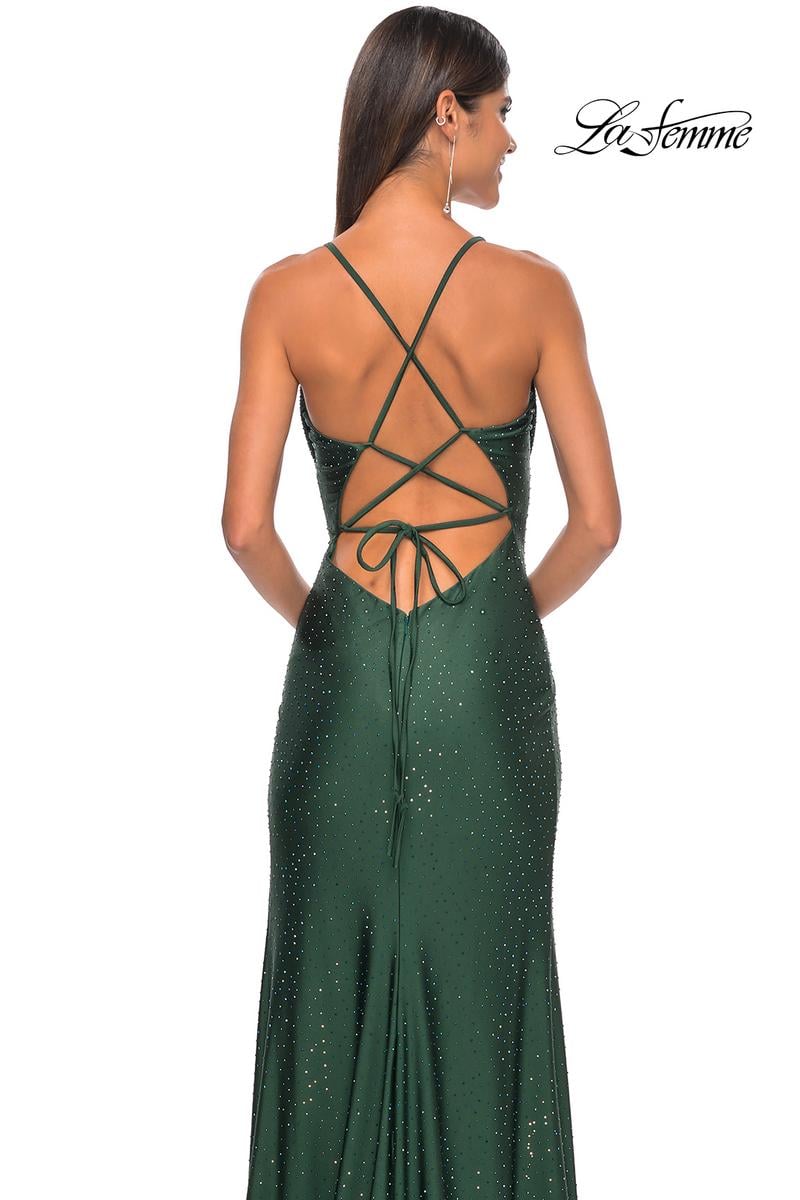 La Femme Dress 31221 - DARK EMERALD