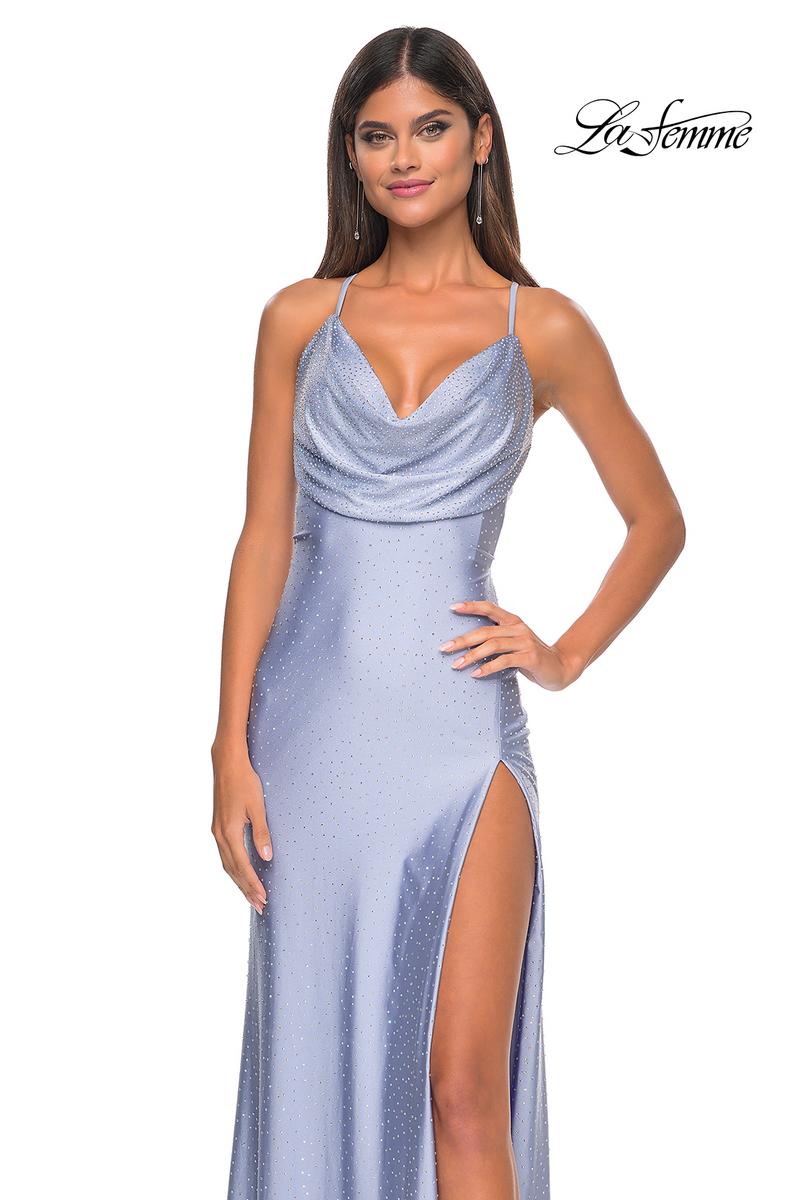 La Femme Dress 31221 - LIGHT PERIWINKLE