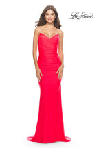 La Femme Dress 31222 - Hot Coral