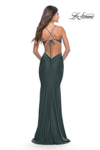 La Femme Dress 31228 - Dark Emerald