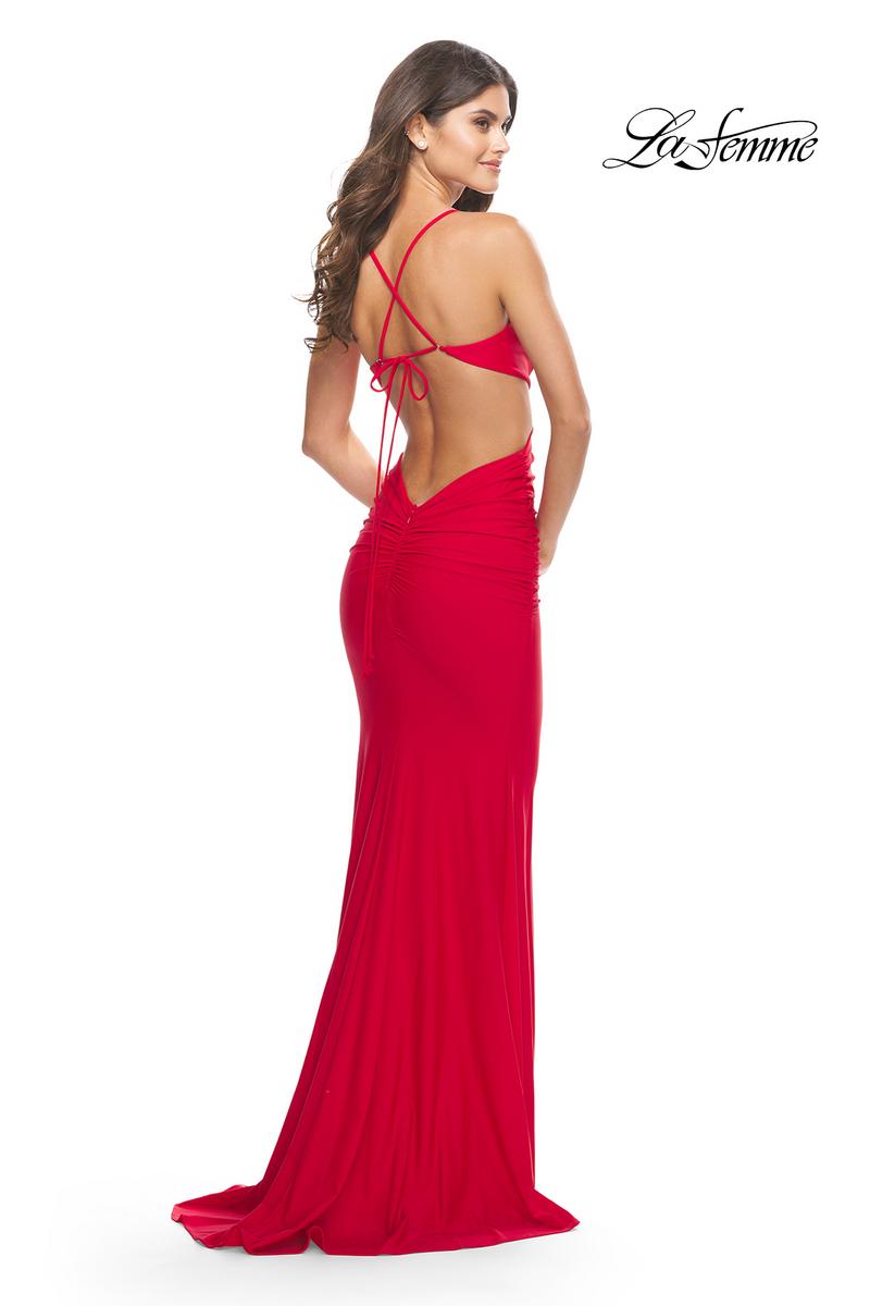 La Femme Dress 31228 - Red