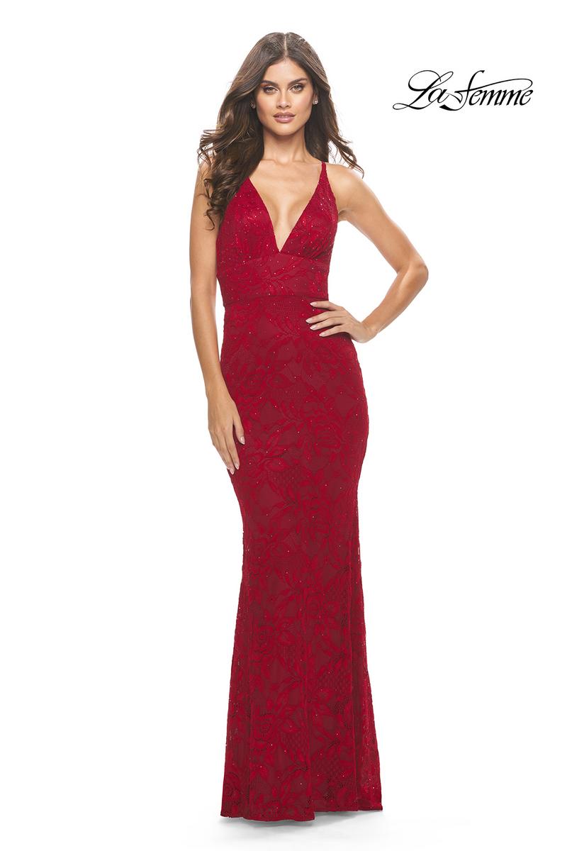 La Femme Dress 31234 - Red