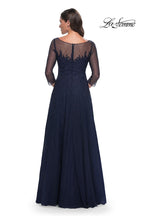 La Femme Evening Dress 31235 - Navy
