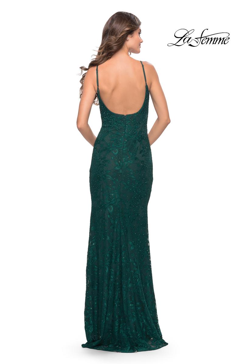 La Femme Dress 31259 - Dark Emerald