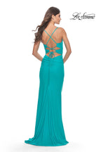 La Femme Dress 31264 - Aqua