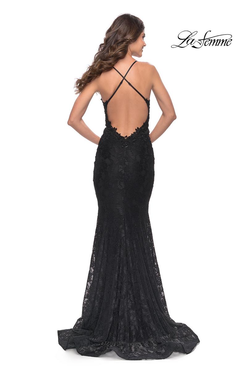 La Femme Dress 31265 - BLACK