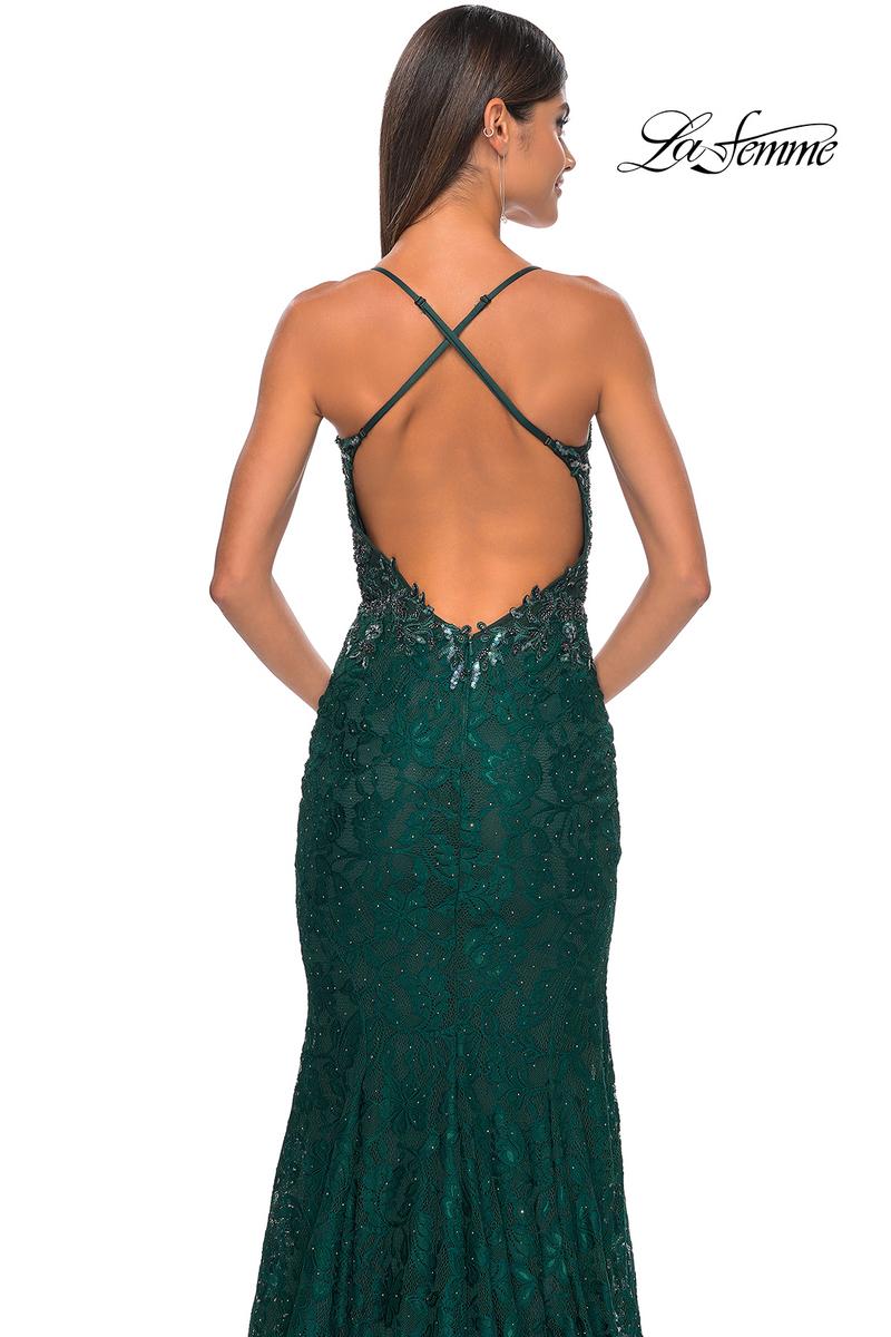 La Femme Dress 31265 - DARK EMERALD