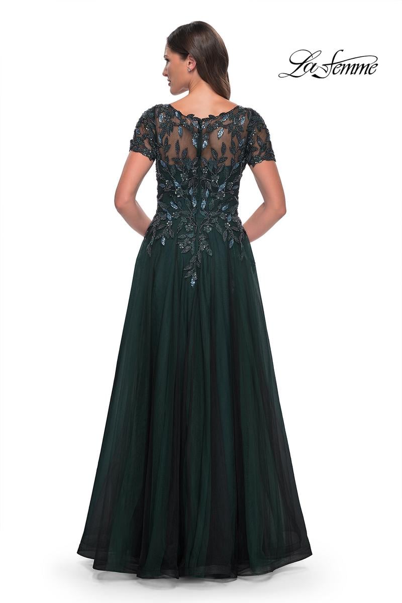 La Femme Mother of the Bride 31267 - Black/Emerald