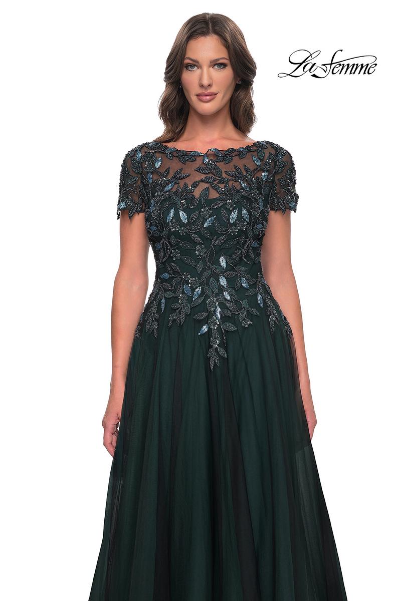 La Femme Mother of the Bride 31267 - Black/Emerald