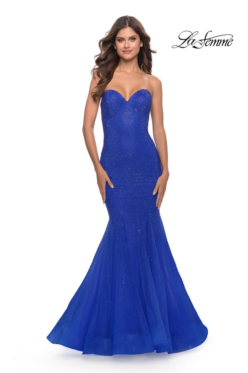 La Femme Dress 31285 - Royal Blue