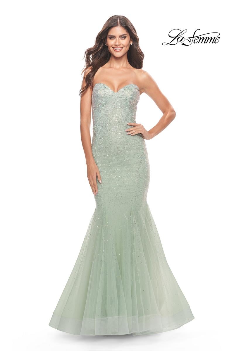 La Femme Dress 31285 - Sage