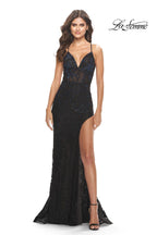 La Femme Dress 31288 - Black