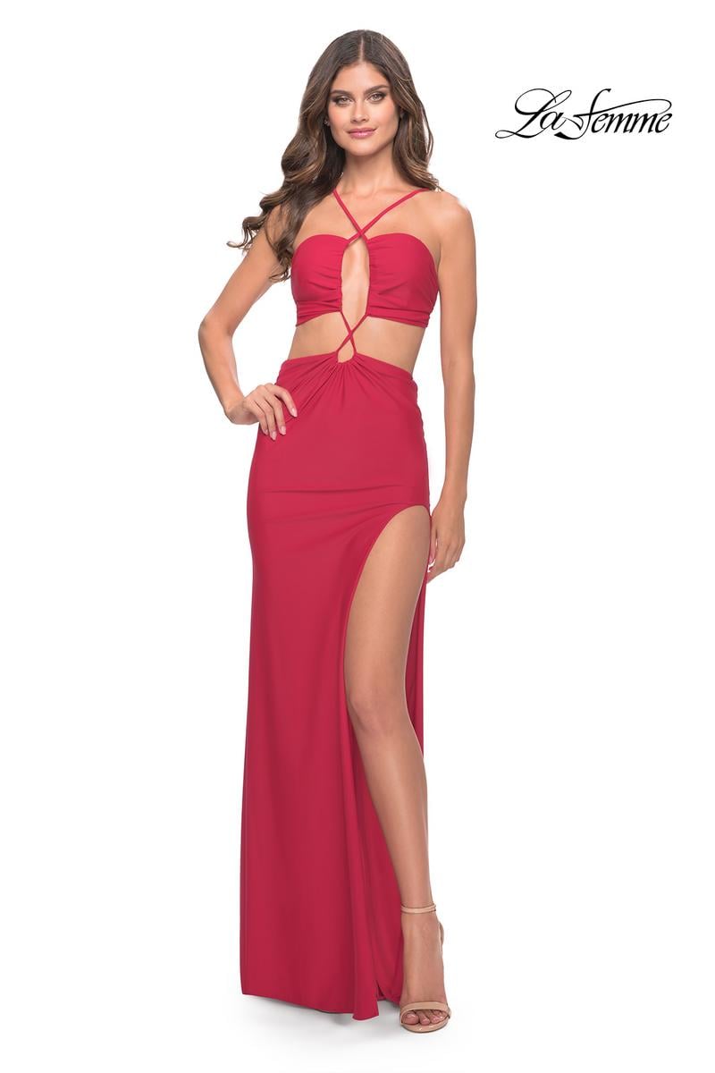 La Femme Dress 31293 - Red