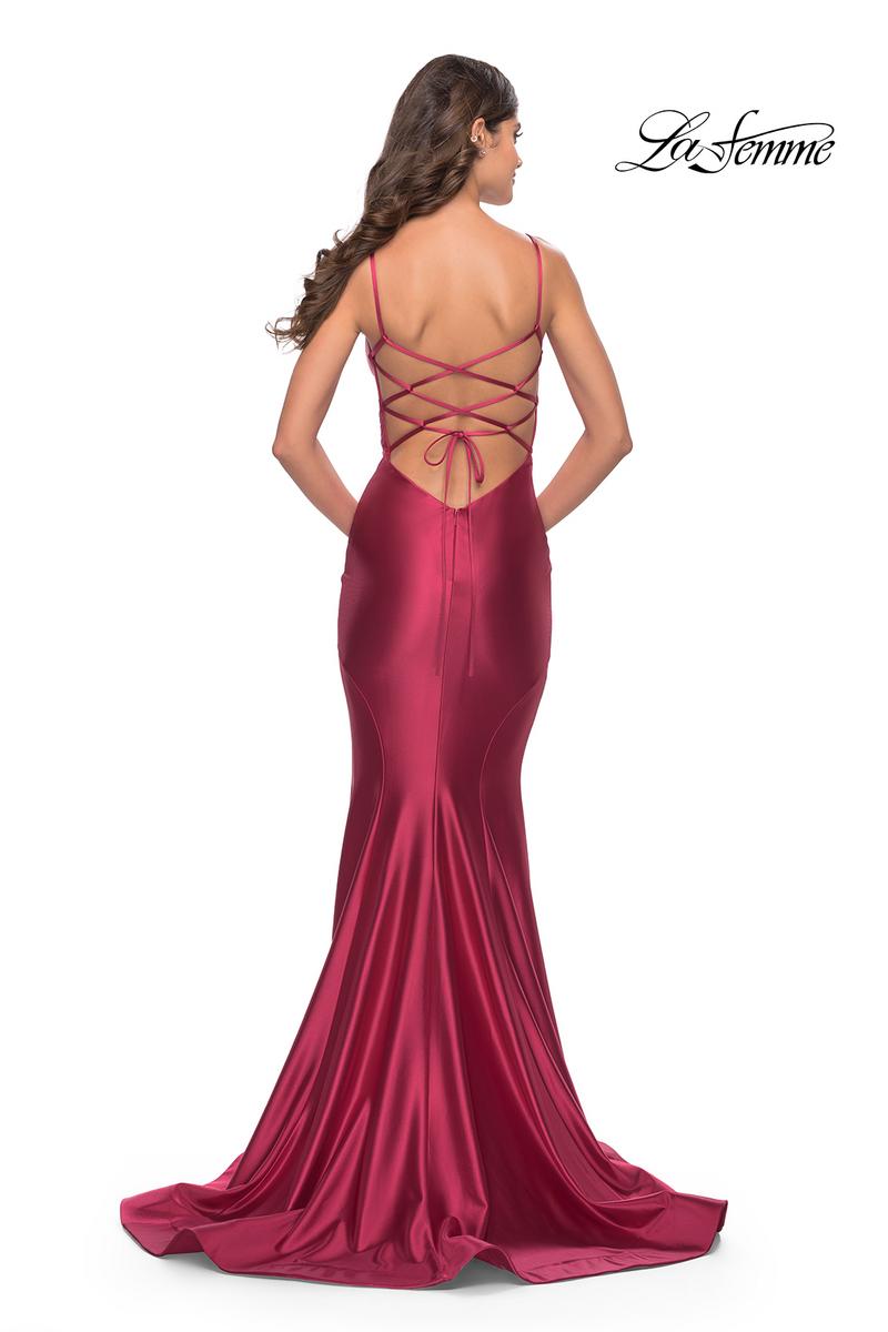 La Femme Dress 31295 - Deep Red