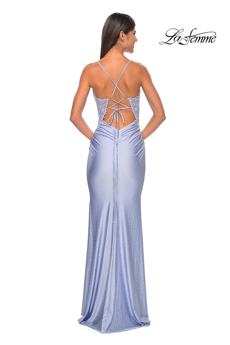 La Femme Dress 31301 - LIGHT PERIWINKLE