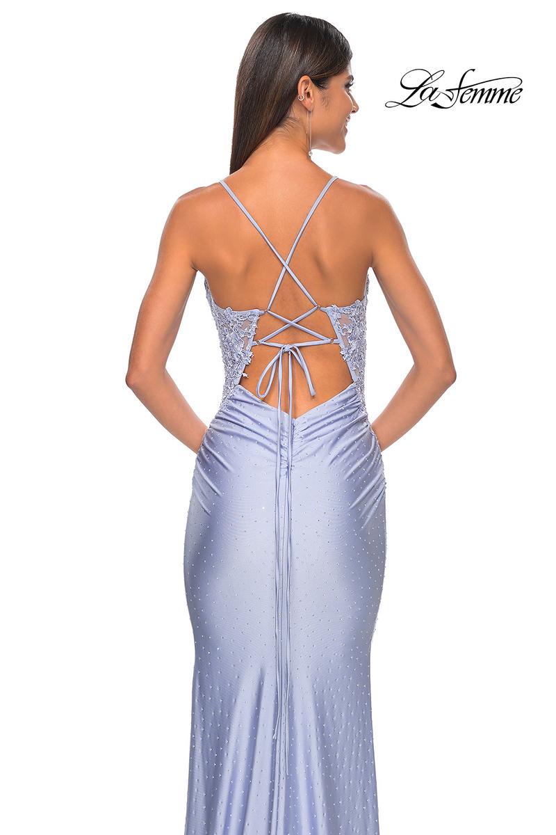 La Femme Dress 31301 - LIGHT PERIWINKLE