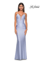La Femme Dress 31301 - LIGHT PERIWINKLE