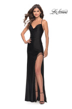 La Femme Dress 31326 - Black