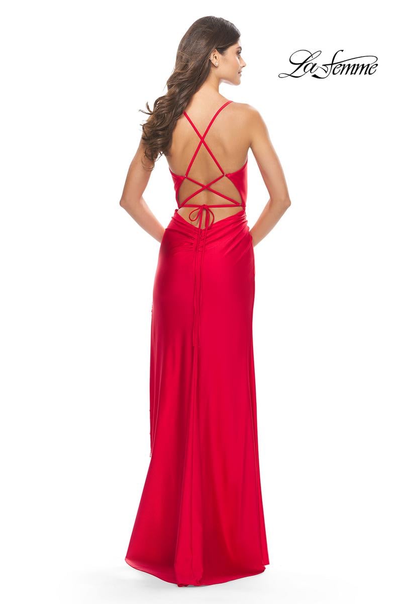 La Femme Dress 31326 - Red