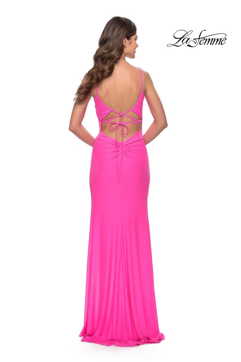 La Femme Dress 31329 - Neon Pink