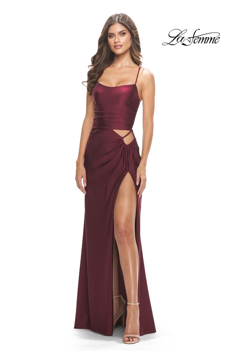 La Femme Dress 31332 - Dark Berry